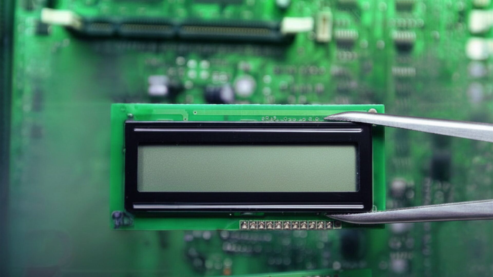 Polytronix custom displays image, showing a ruggedized display assembly on an airplane cockpit.