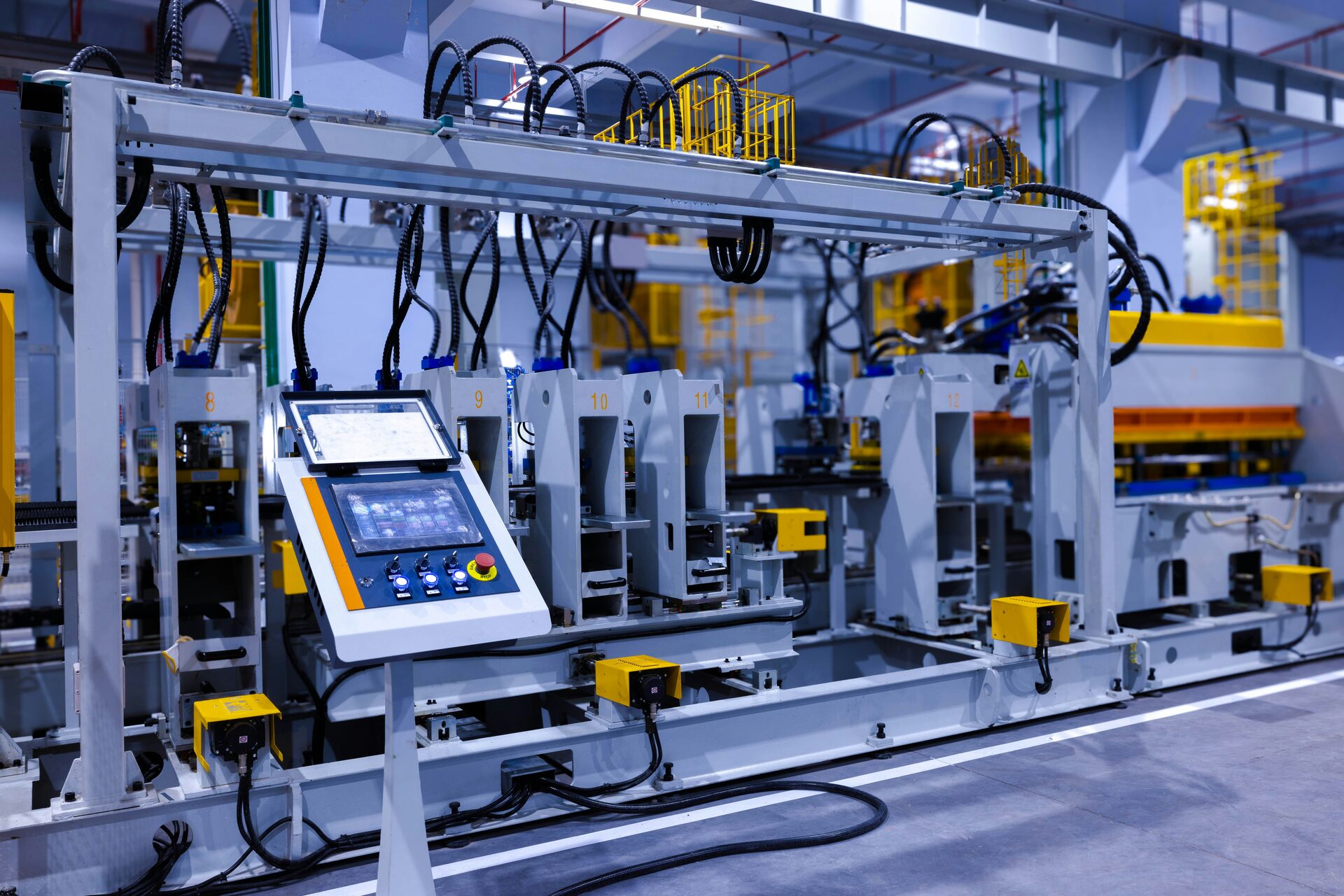 Polytronix industrial equipment image, showing a display panel for industrial equipment.