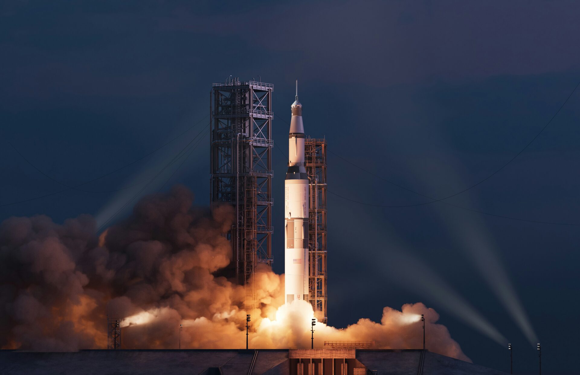 Polytronix satellite and space systems image, showing launch-support ground hardware.